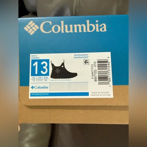 Columbia Black Waterproof Short Rain Clog. Size 13 - Picture 6 of 6